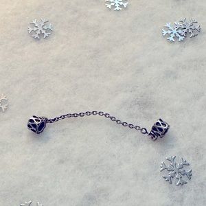 Pandora bracelet safety chain